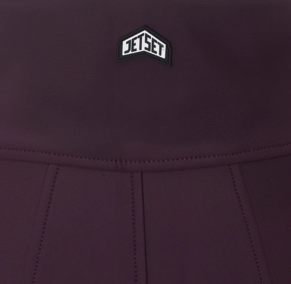 Tiby Star ski pants in dark bordeaux Jet Set