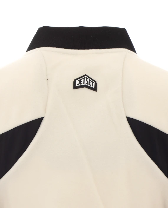 White and black Storm Midlayer jacket Jet Set