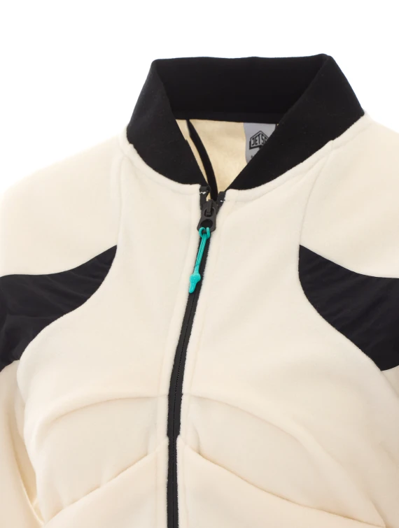 White and black Storm Midlayer jacket Jet Set