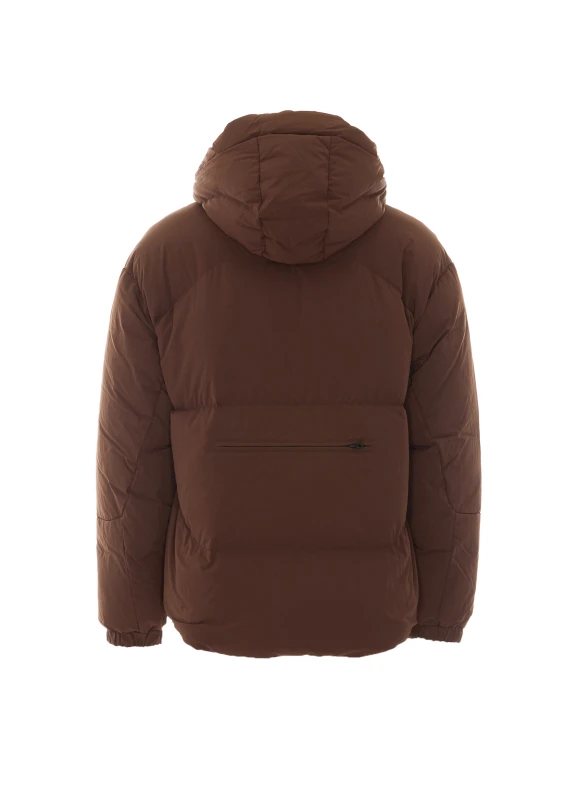 Piumino marrone Mag-1 con cappuccio jg1