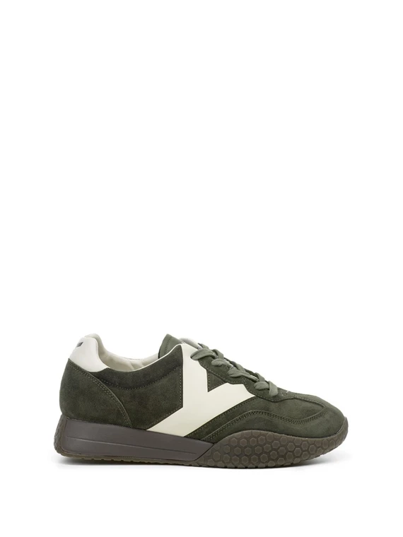 Men's Green Suede Sneakers