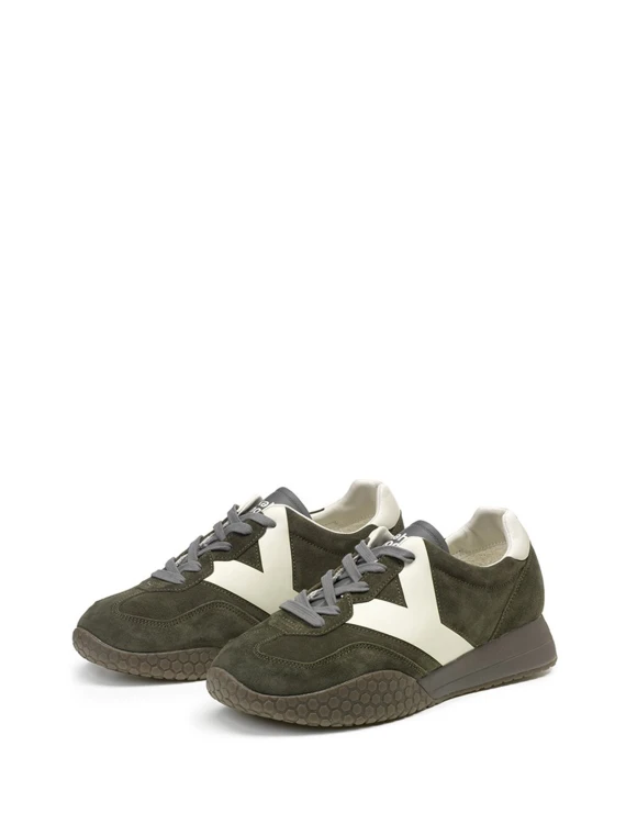 Men's Green Suede Sneakers