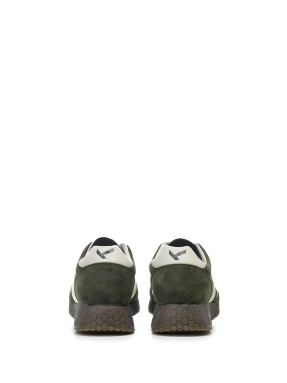 Men's Green Suede Sneakers
