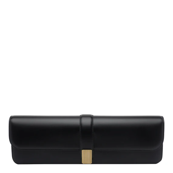 Pochette clutch nera Blake Long KHAITE