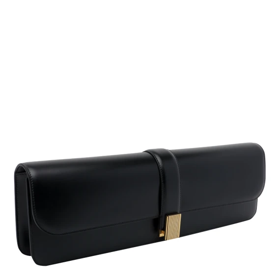 Pochette clutch nera Blake Long KHAITE