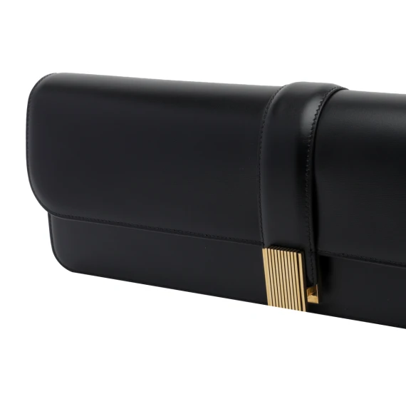 Pochette clutch nera Blake Long KHAITE
