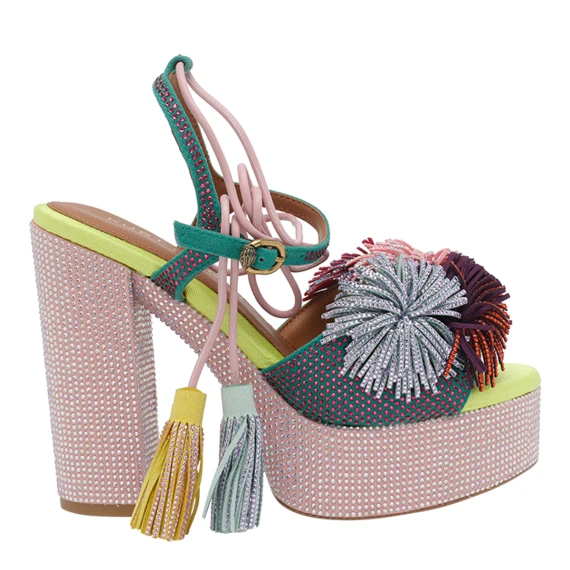 Scarpe con Tacco Multicolour