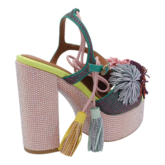 Scarpe con Tacco Multicolour