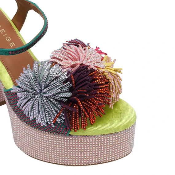 Scarpe con Tacco Multicolour