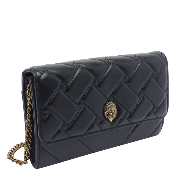 KENSINGTON CHAIN WALLET-BLACK-LEATHER-NOS-119