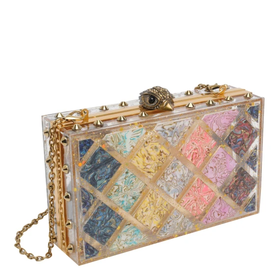 CRYSTAL QUILT BOX CLUTCH-OTHER-SYNTHETIC-306