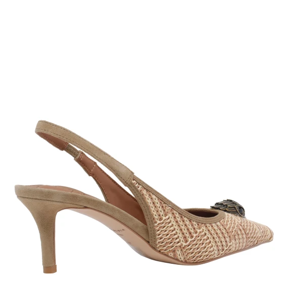 Scarpe con Tacco Beige