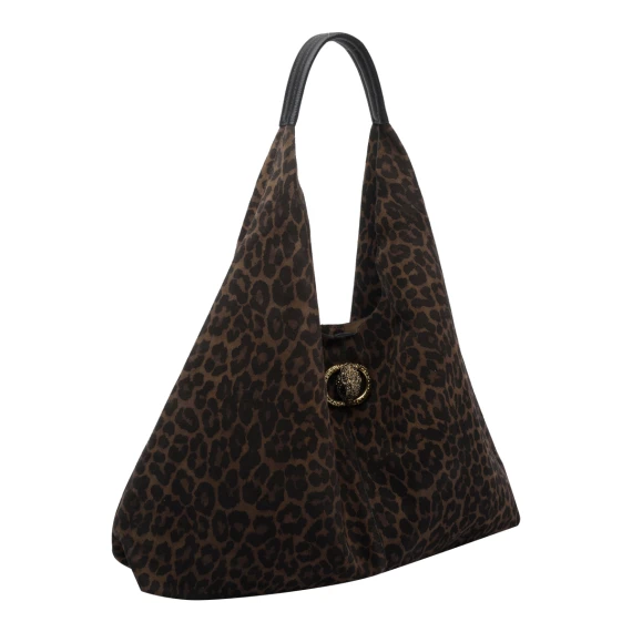 Borsa hobo leopardata marrone KURT GEIGER
