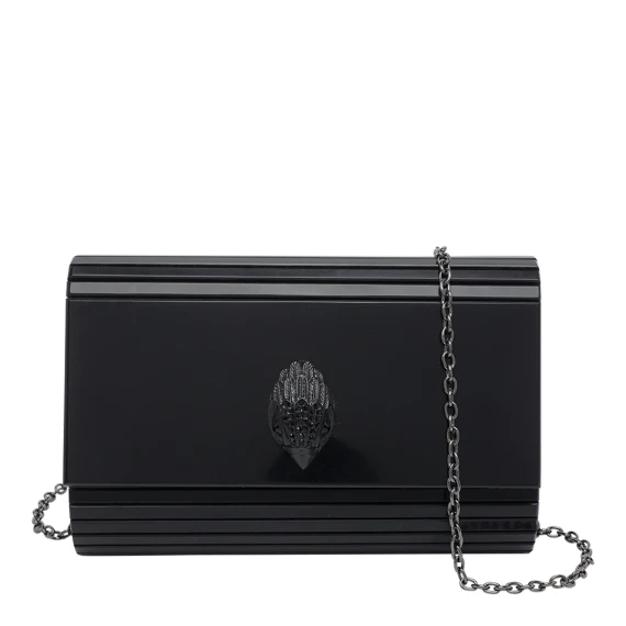 129 - Party Eagle Clutch Drench-Black Synthetic KURT GEIGER