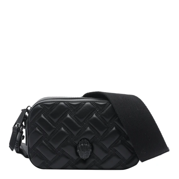 117 - Kensington Sm Camera Drch-Black Leather