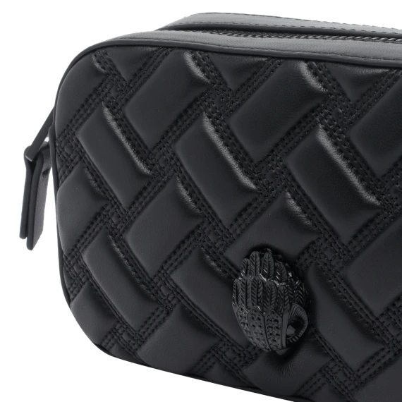 117 - Kensington Sm Camera Drch-Black Leather