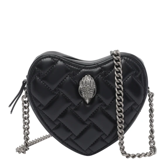Black Kensington Heart X Body Crossbody Bag KURT GEIGER
