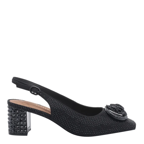 Slingback nere con tacco a blocco