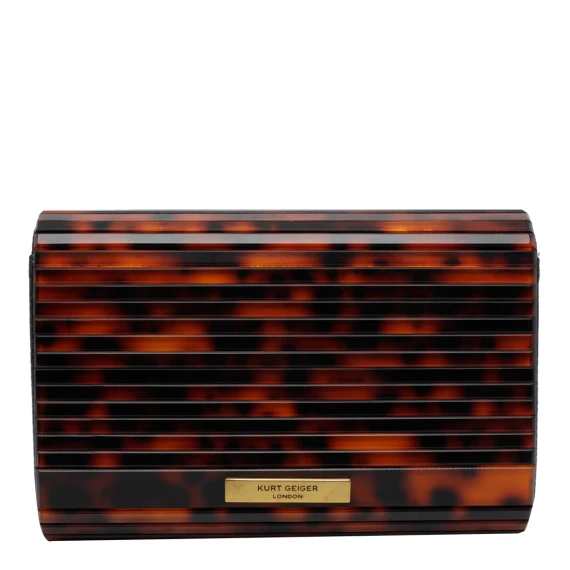 Party Eagle brown clutch KURT GEIGER