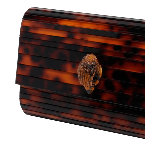 Party Eagle brown clutch KURT GEIGER