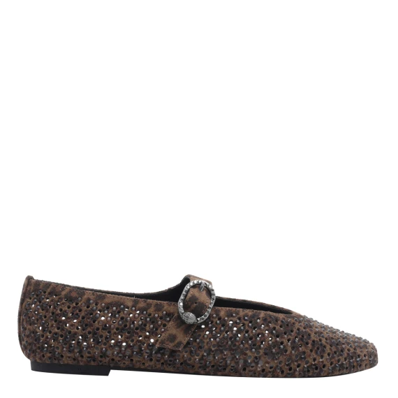Brown ballet flats KURT GEIGER