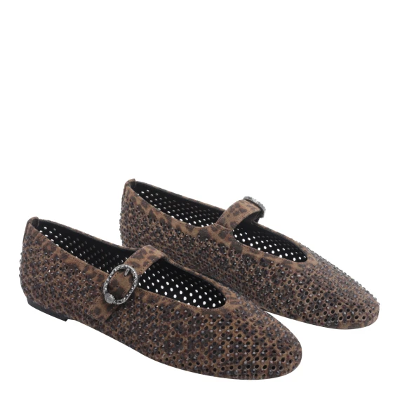 Brown ballet flats KURT GEIGER