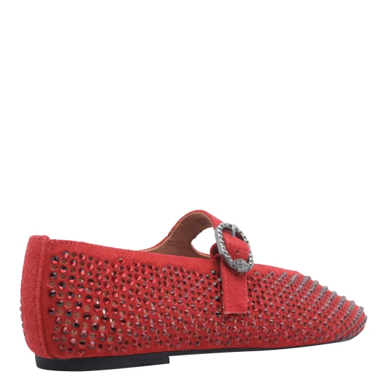 Mayfair red ballet flats KURT GEIGER