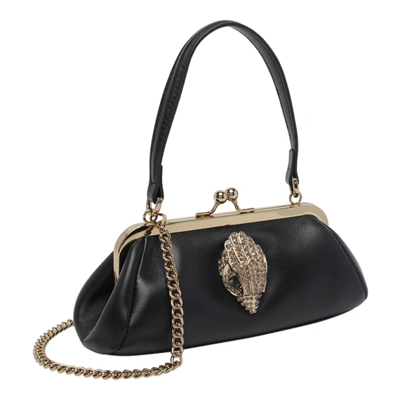 Borsa Kensington nera con chiusura a scatto KURT GEIGER