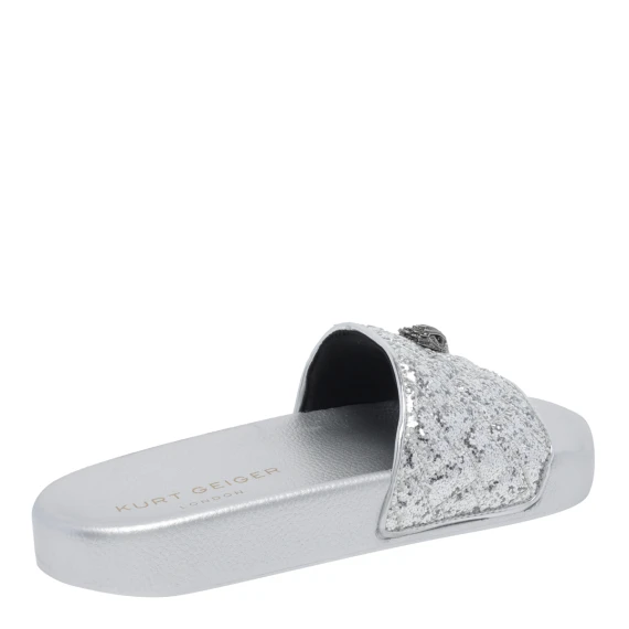 Silver Meena Eagle slides KURT GEIGER