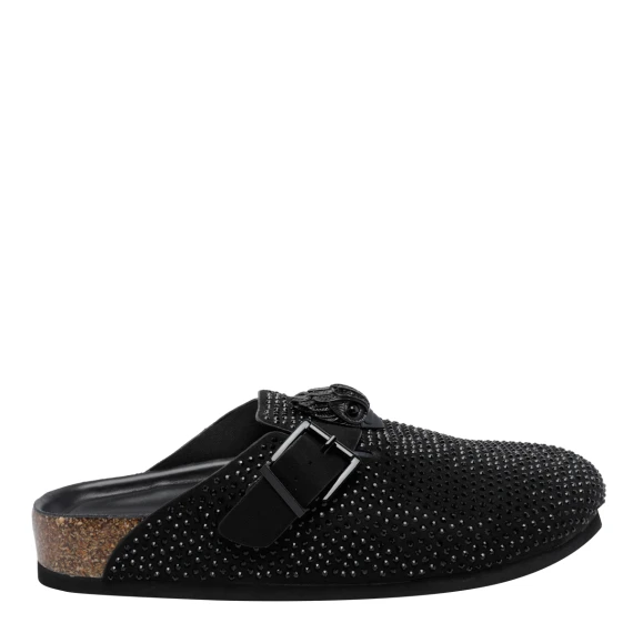 Black Snug Eagle Mules Sandals KURT GEIGER