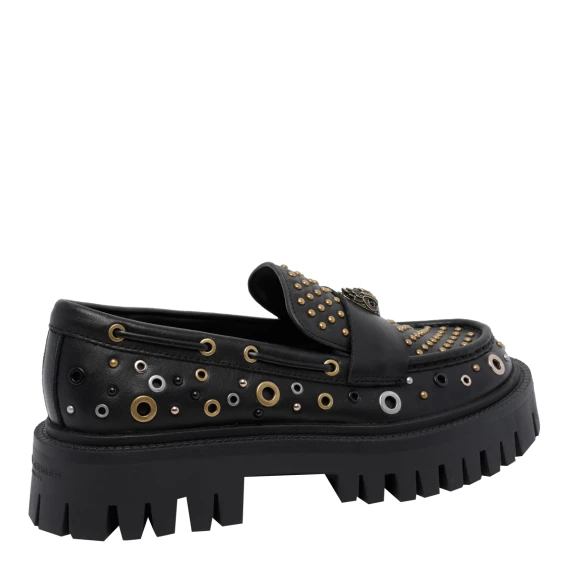 Black studded chunky loafers KURT GEIGER