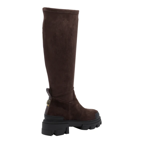Dark brown suede knee boots KURT GEIGER
