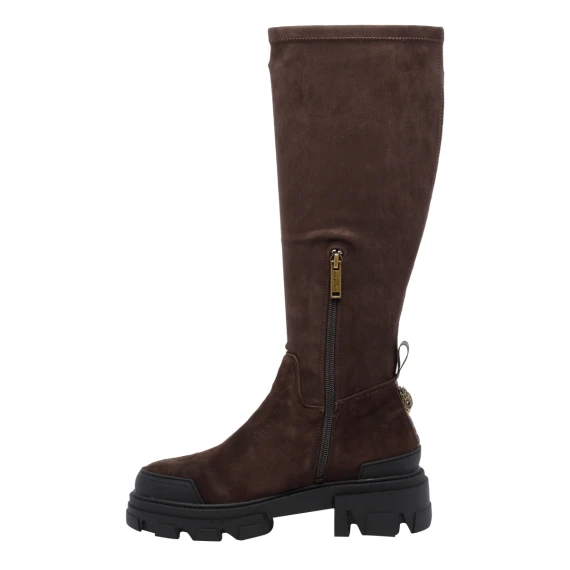 Dark brown suede knee boots KURT GEIGER