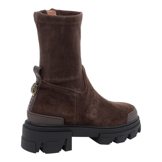 Stivaletti Stomp in camoscio marrone scuro KURT GEIGER