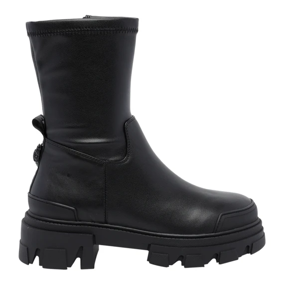 Stivaletti Stomp neri in pelle di vitello KURT GEIGER