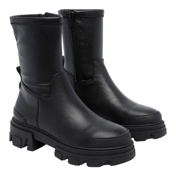 Stivaletti Stomp neri in pelle di vitello KURT GEIGER