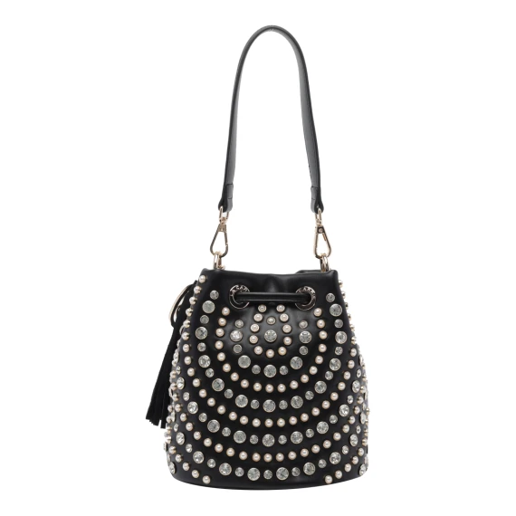 Andromeda black bucket bag la carrie
