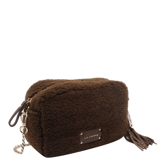 Brown Teddy Crossbody Bag
