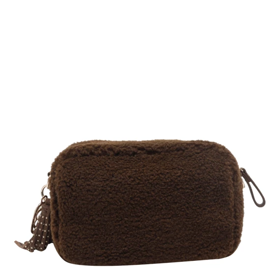 Brown Teddy Crossbody Bag