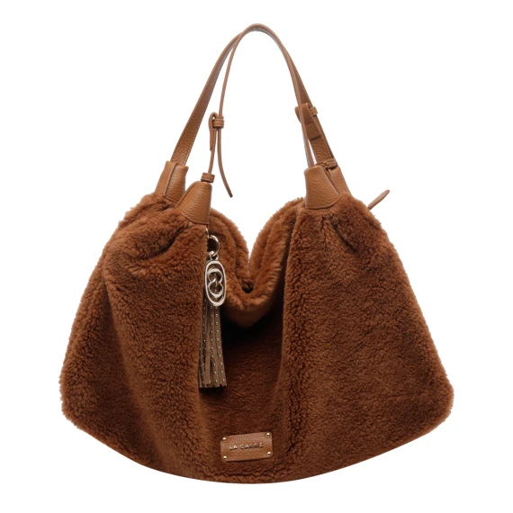 Brown Teddy Shoulder Bag la carrie