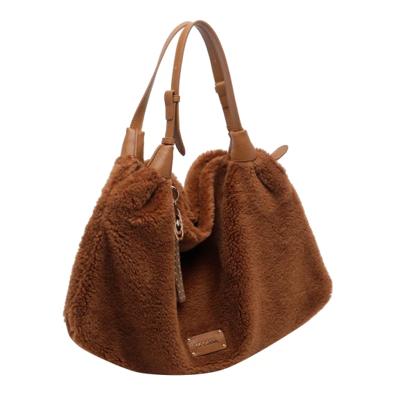 Brown Teddy Shoulder Bag