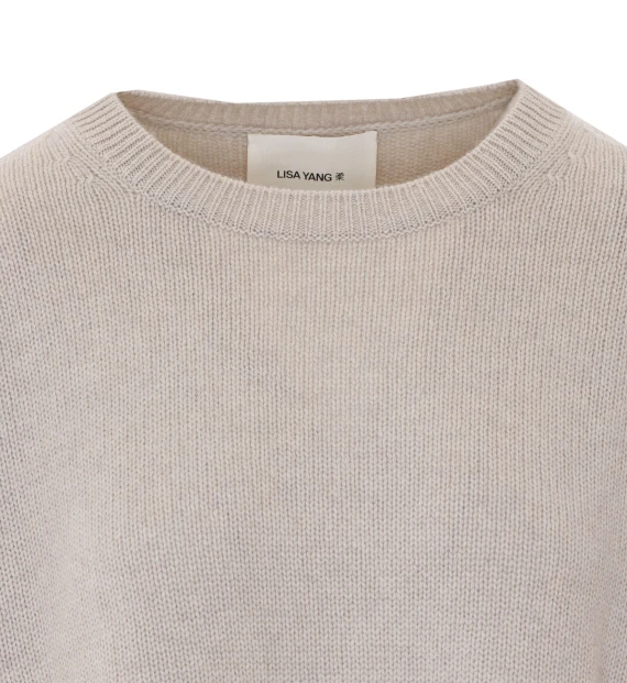 Maglia Mila Sweater in cashmere beige LISA YANG