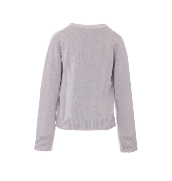 Cardigan Danni in cashmere grigio chiaro LISA YANG