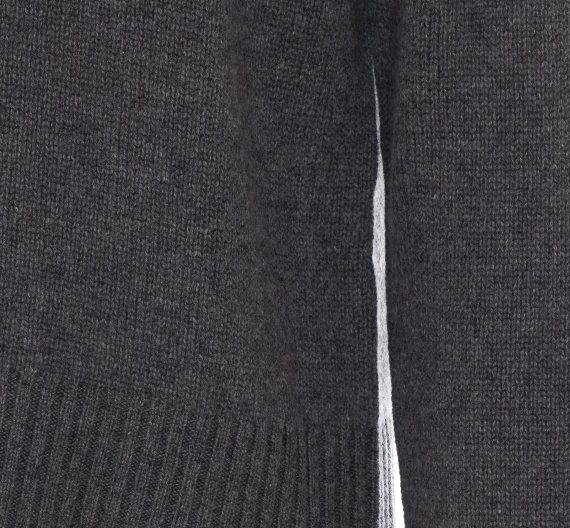 Grey cashmere Kristian sweater LISA YANG
