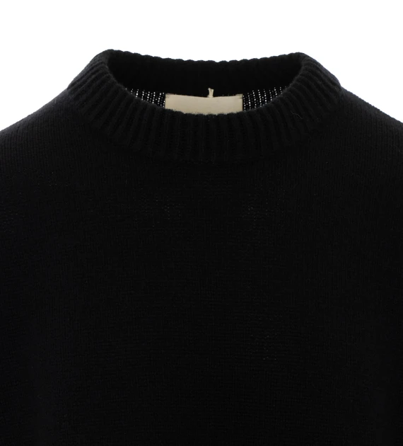 Kristian black cashmere sweater LISA YANG