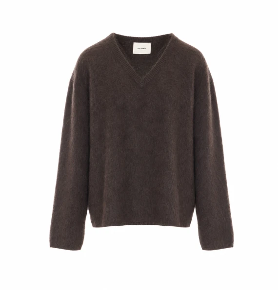 Maglione Margareta in cashmere marrone LISA YANG