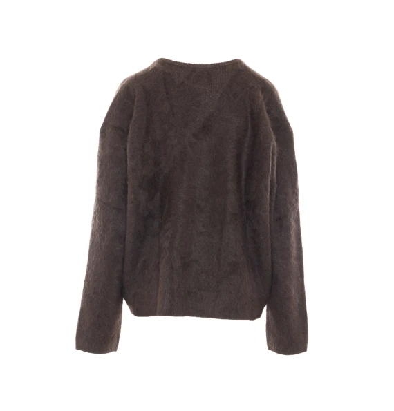 Margareta brown cashmere sweater LISA YANG