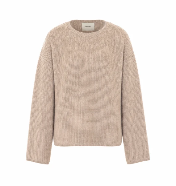 Maglia in cashmere beige LISA YANG