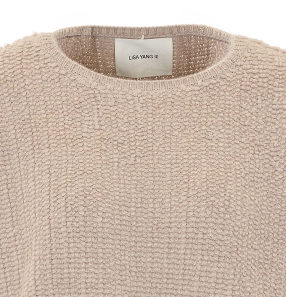 Maglia in cashmere beige LISA YANG