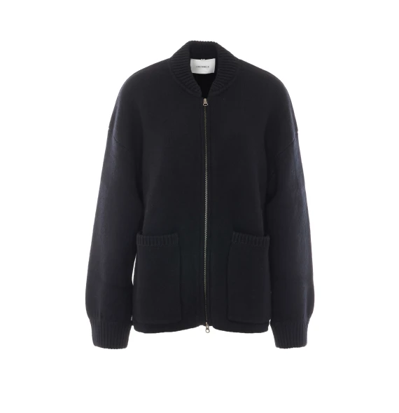 Giacca corta in cashmere nera Yrsa LISA YANG